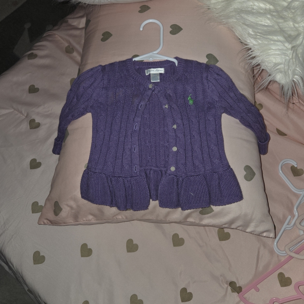 Polo by Ralph Lauren Purple Kids Sweater